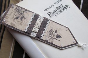 ręcznie wykonana zakładka do książki.